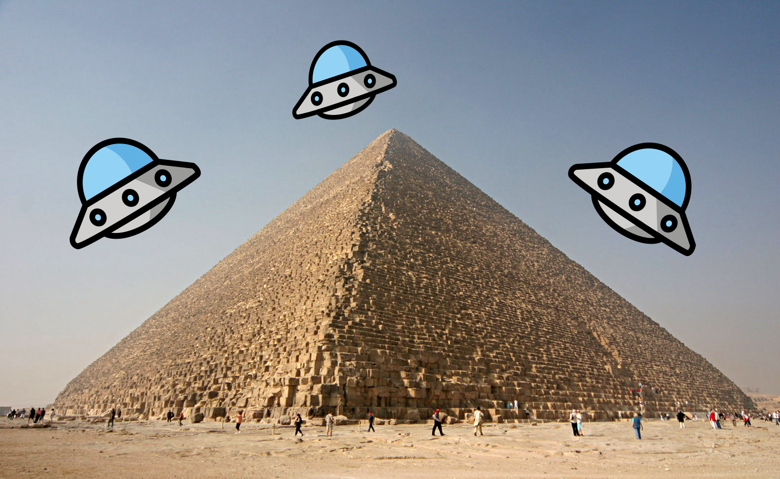 Pyramid and UFOs