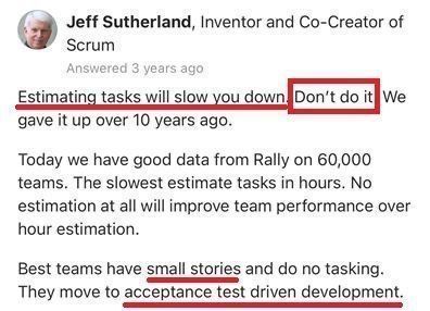 Jeff Sutherland on Acceptance Tests